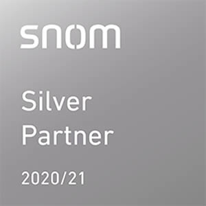 Snom logo Silver Partner 2020/21